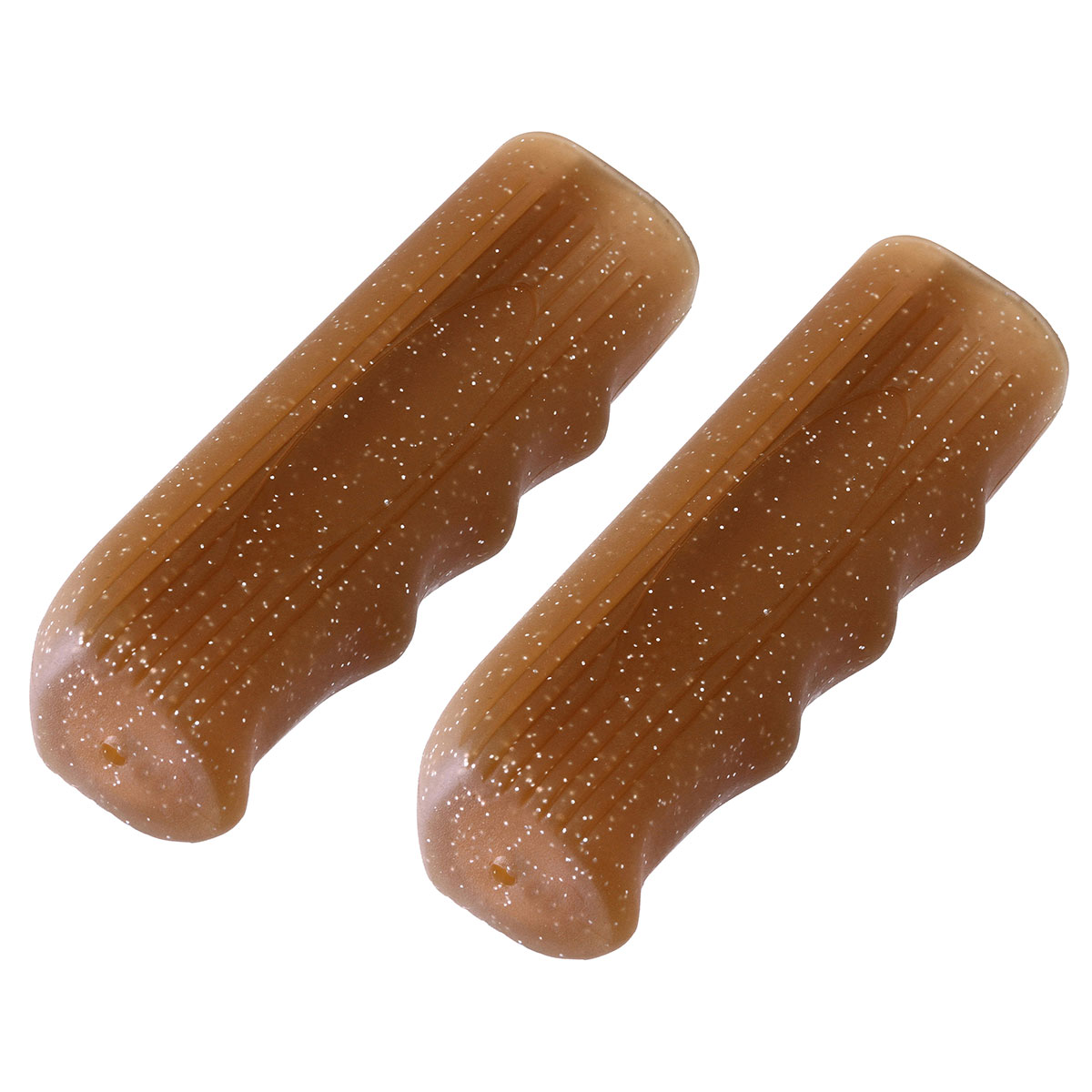 Custom Grips 7/8 long 116mm Kraton Rubber Sparkle/ Brown.